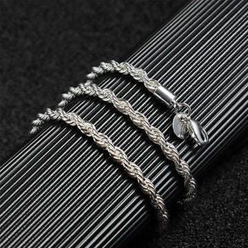 Premium Stainless Steel Rope Chain – Men & Women