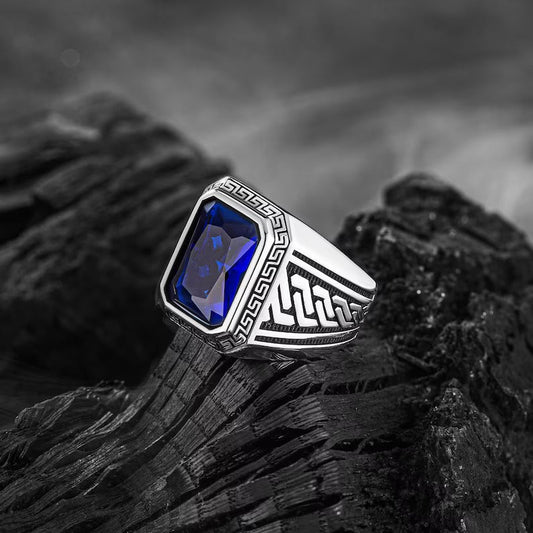 Ancient Greek Mythology - Blue Turkish Ring